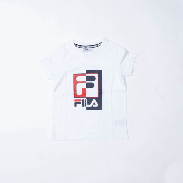 Camisetas Manga Corta Fila Niños Blancas - Archie - España 265491KPG